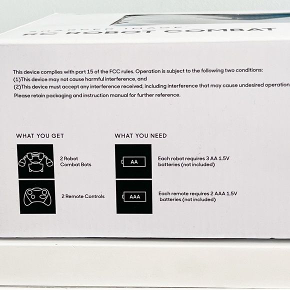 Sharper Image Remote Control Robot Combat Set - Picture 8 of 12